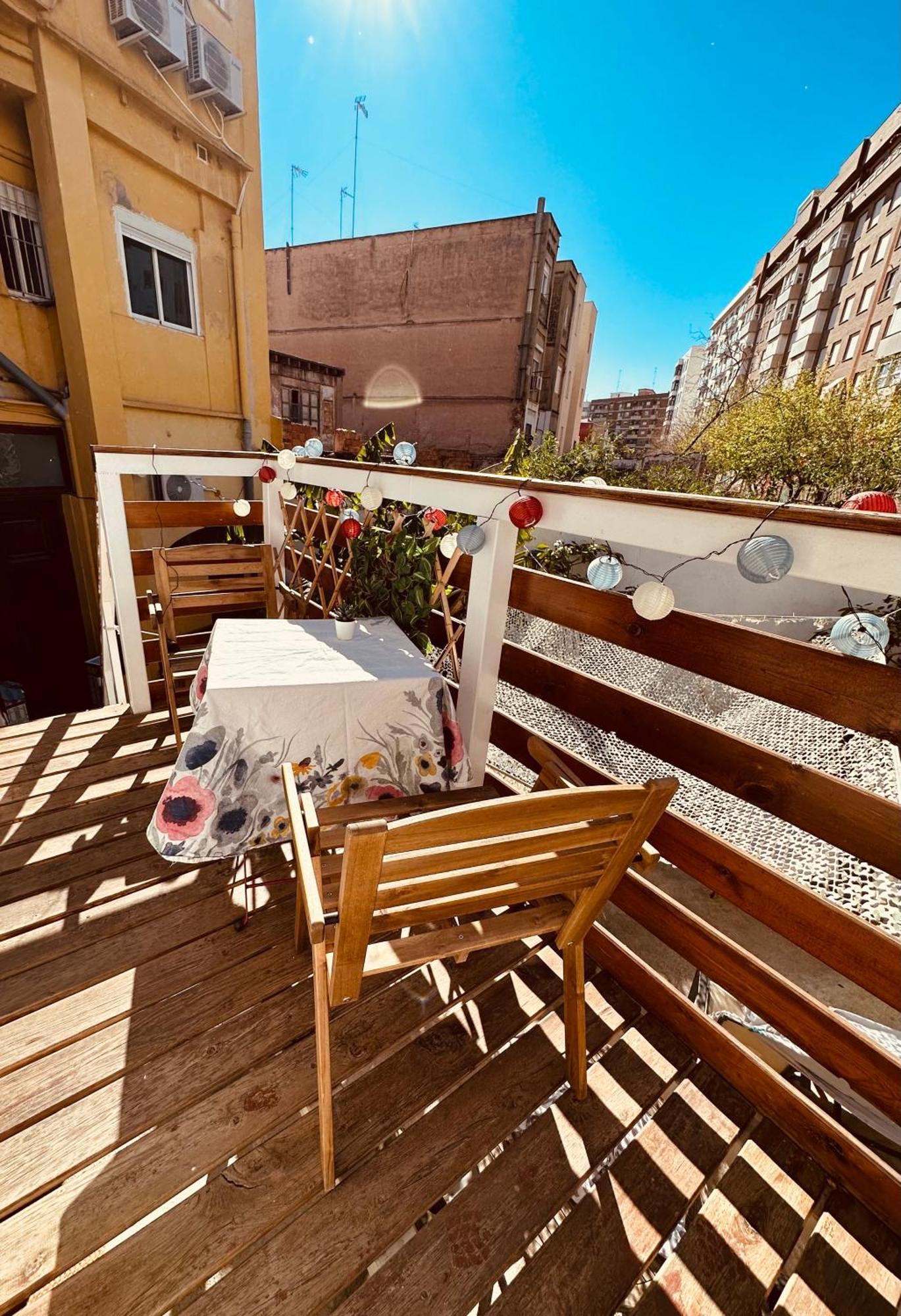 Precioso Apartamento Con A/A En Ruzafa Con Terracita Privada Y Acceso A Un Jardin, Para 2-3 Personas Valencia Exteriör bild